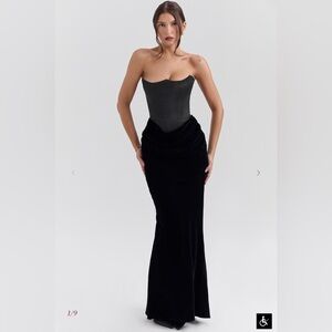 House of CB Black Persephone Gown